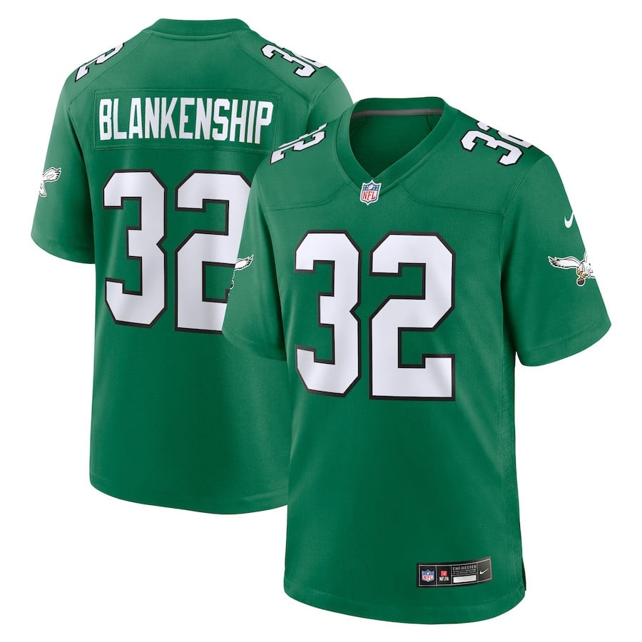 Reed Blankenship 32 Philadelphia Eagles Alternate Game Men Jersey - Kelly Green JS4024 nicesnker