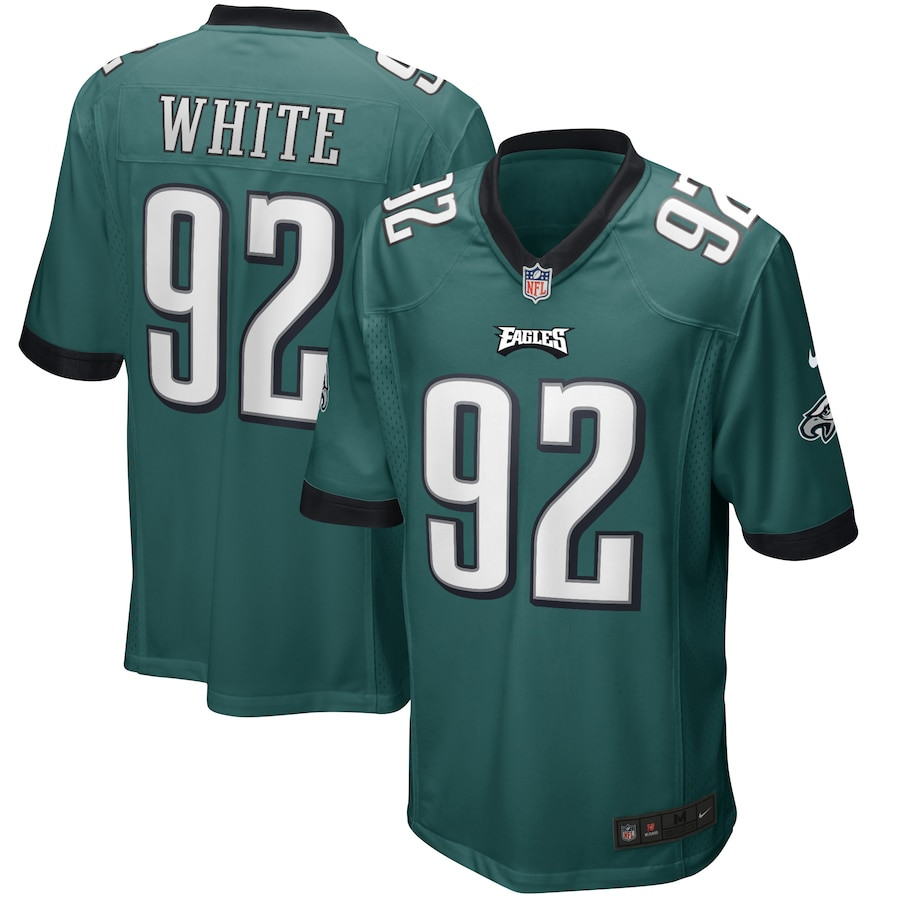 Reggie White 92 Philadelphia Eagles Men Game Retired Jersey - Midnight Green JS6097 nicesnker