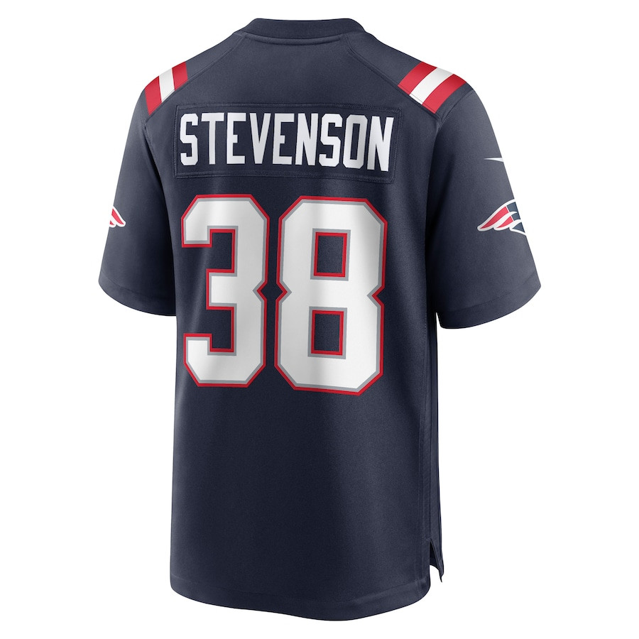 Rhamondre Stevenson 38 New England Patriots Men Game Jersey - Navy JS7269 nicesnker - Image 3