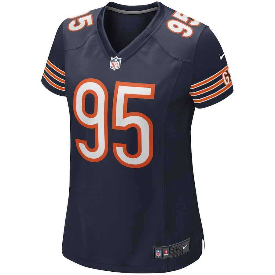 Alternative view of Richard Dent 95 Chicago Bears Womens Game Retired Jersey - Navy JS2808 nicesnker
