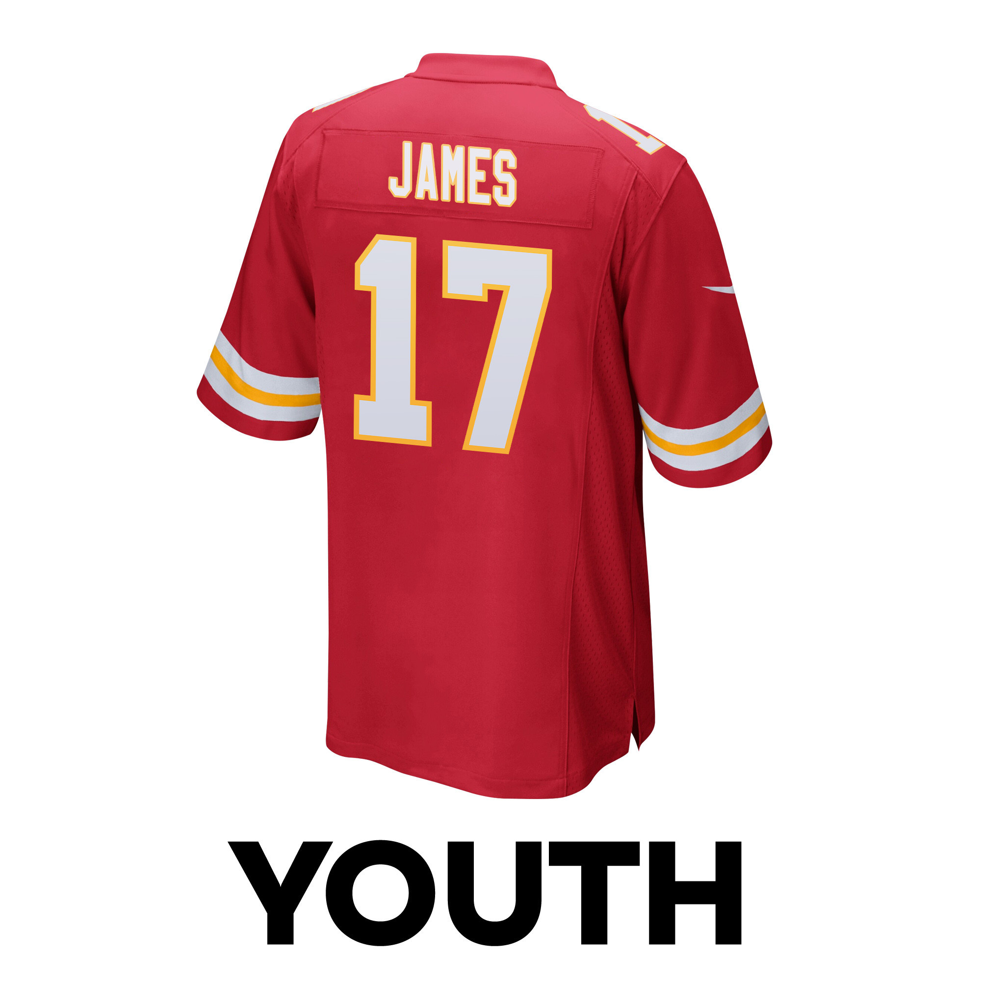 Richie James 17 Kansas City Chiefs Super Bowl LVIII Champions 4X Game YOUTH Jersey - Red JS6436 nicesnker - Image 3