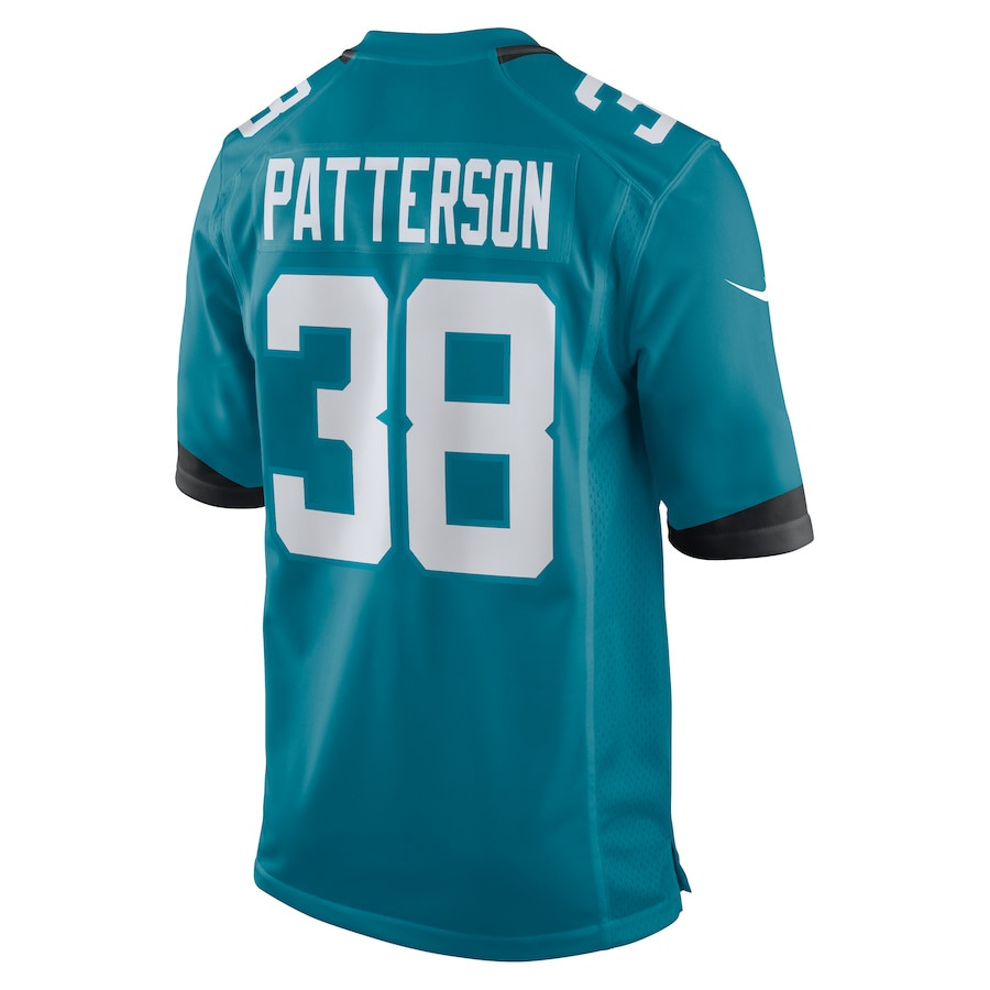 Riley Patterson 38 Jacksonville Jaguars Alternate Game Men Jersey - Teal JS6331 nicesnker - Image 3