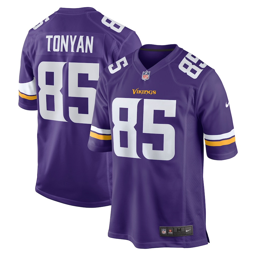 Robert Tonyan 85 Minnesota Vikings Nike Game Men Jersey - Purple JS3571 nicesnker