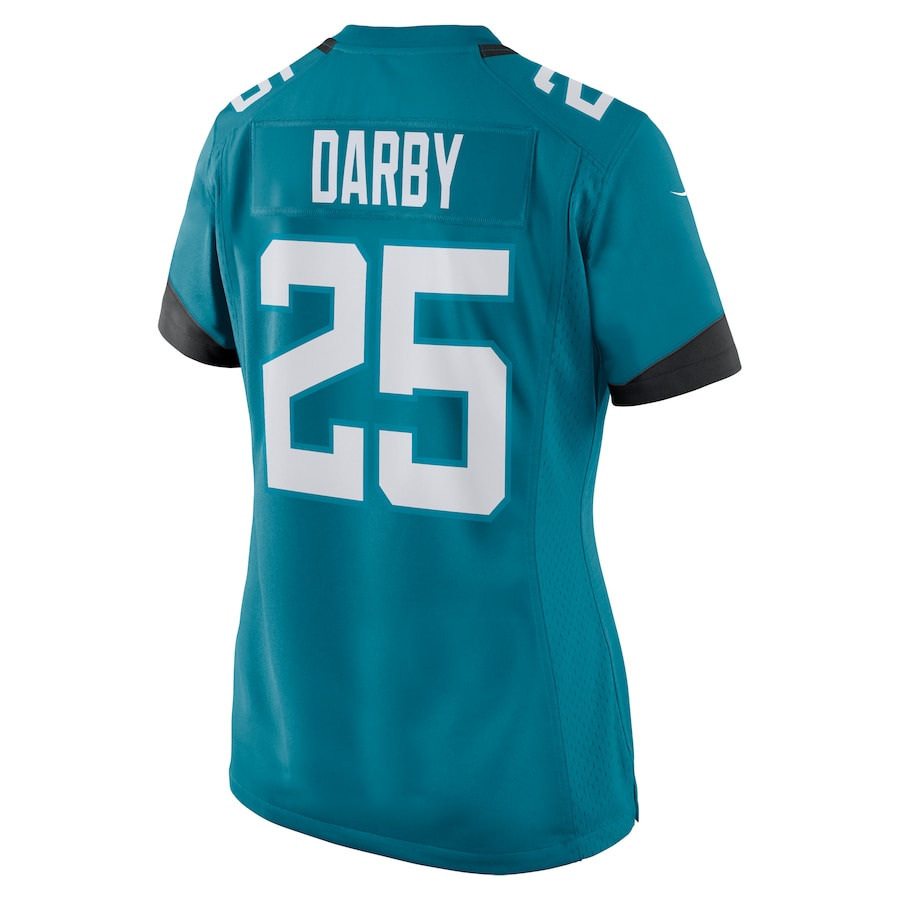 Ronald Darby 25 Jacksonville Jaguars Alternate Game Women Jersey - Teal JS1959 nicesnker - Image 3