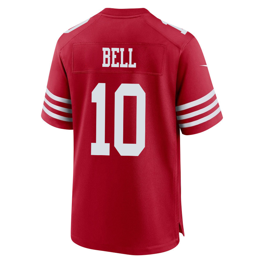 Ronnie Bell 10 San Francisco 49ers Super Bowl LVIII Patch Game Men Jersey - Scarlet JS2377 nicesnker - Image 3