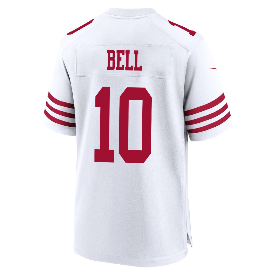 Ronnie Bell 10 San Francisco 49ers Super Bowl LVIII Patch Game Men Jersey - White JS2190 nicesnker - Image 3