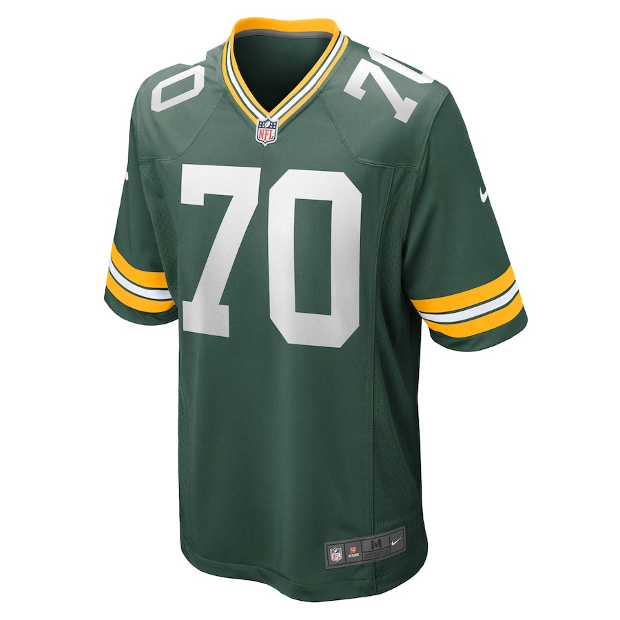 Alternative view of Royce Newman 70 Green Bay Packers Men Game Jersey - Green JS7143 nicesnker