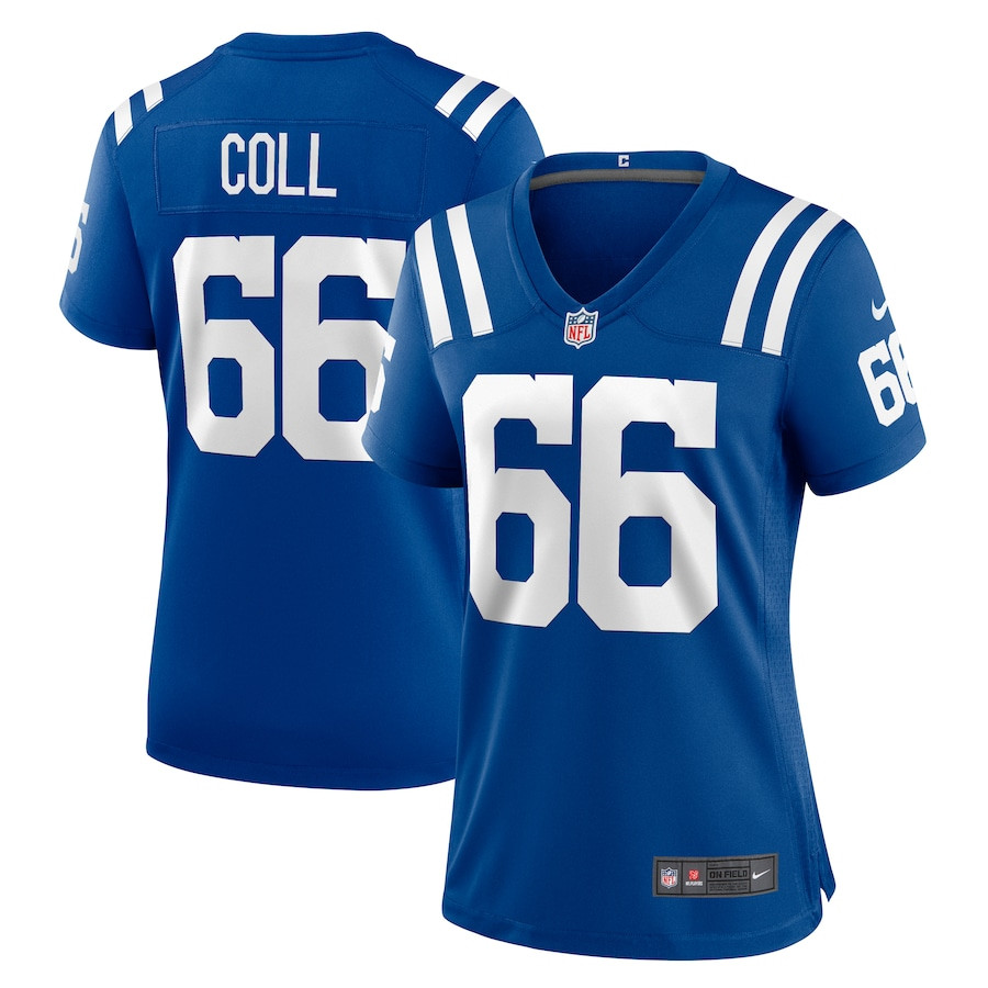 Ryan Coll 66 Indianapolis Colts Women's Game Jersey - Royal JS4776 nicesnker