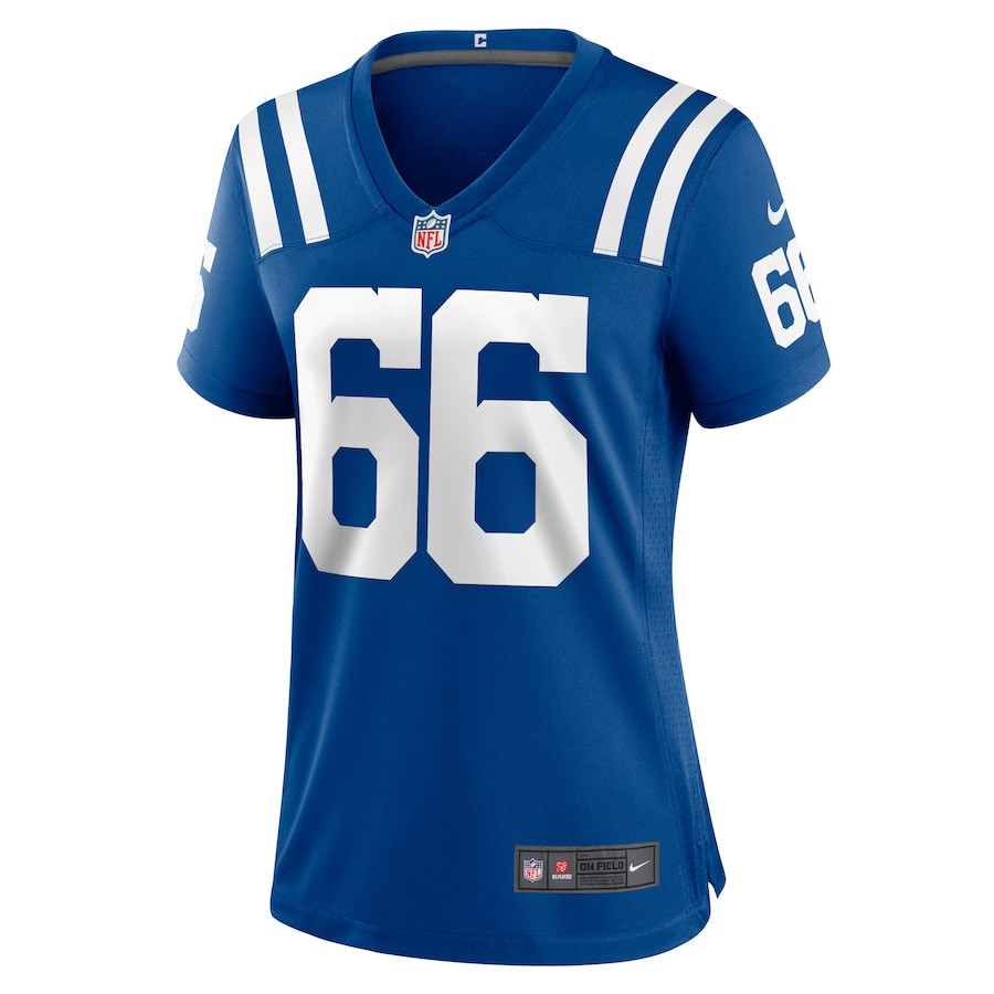 Alternative view of Ryan Coll 66 Indianapolis Colts Women's Game Jersey - Royal JS4776 nicesnker