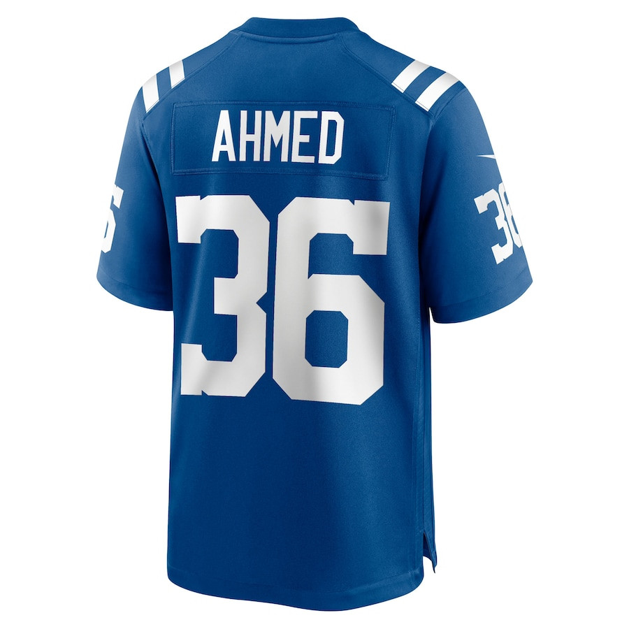 Salvon Ahmed 36 Indianapolis Colts Team Game Men Jersey - Royal JS5440 nicesnker - Image 3