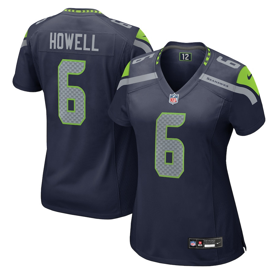 Sam Howell 6 Seattle Seahawks Women's Game Jersey - College Navy JS5105 nicesnker