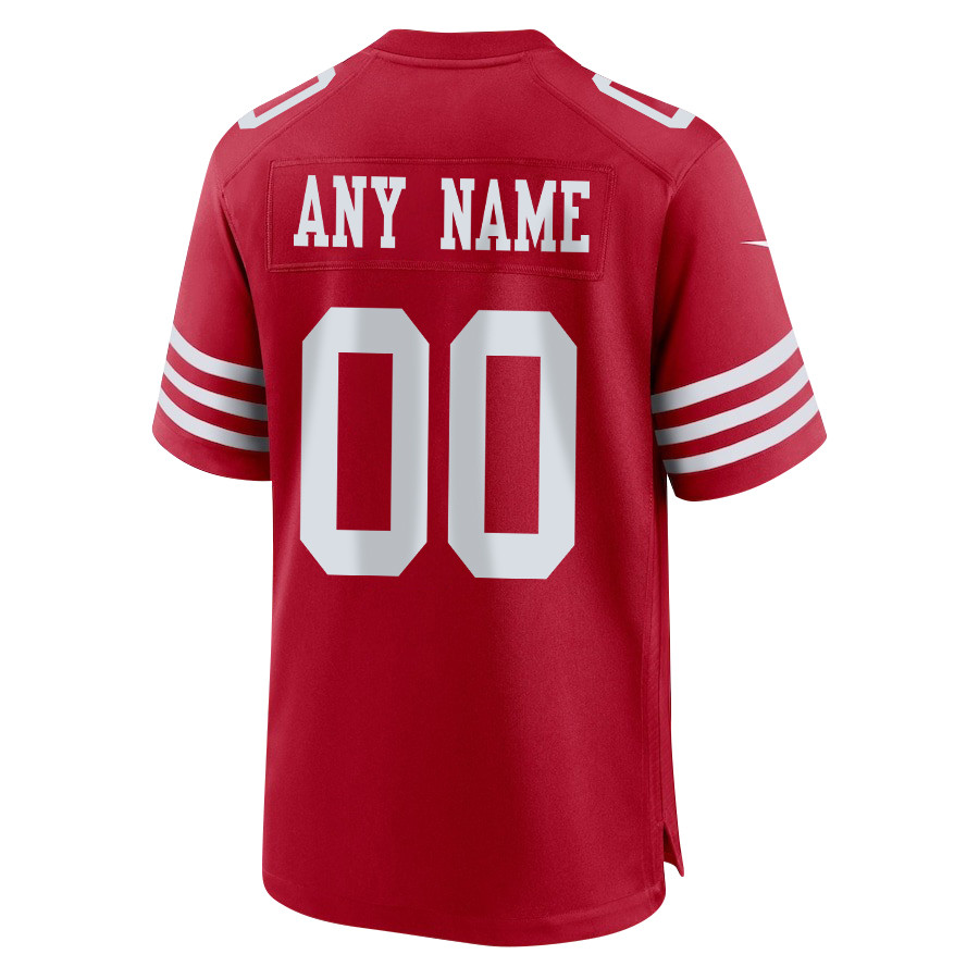 San Francisco 49ers Super Bowl LVIII Thanks For Memories Game Custom Men Jersey - Scarlet JS2452 nicesnker - Image 3