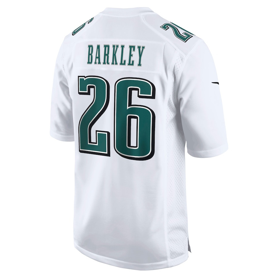 Saquon Barkley 26 Philadelphia Eagles Fashion Game Men Jersey - Tundra White JS4135 nicesnker - Image 3