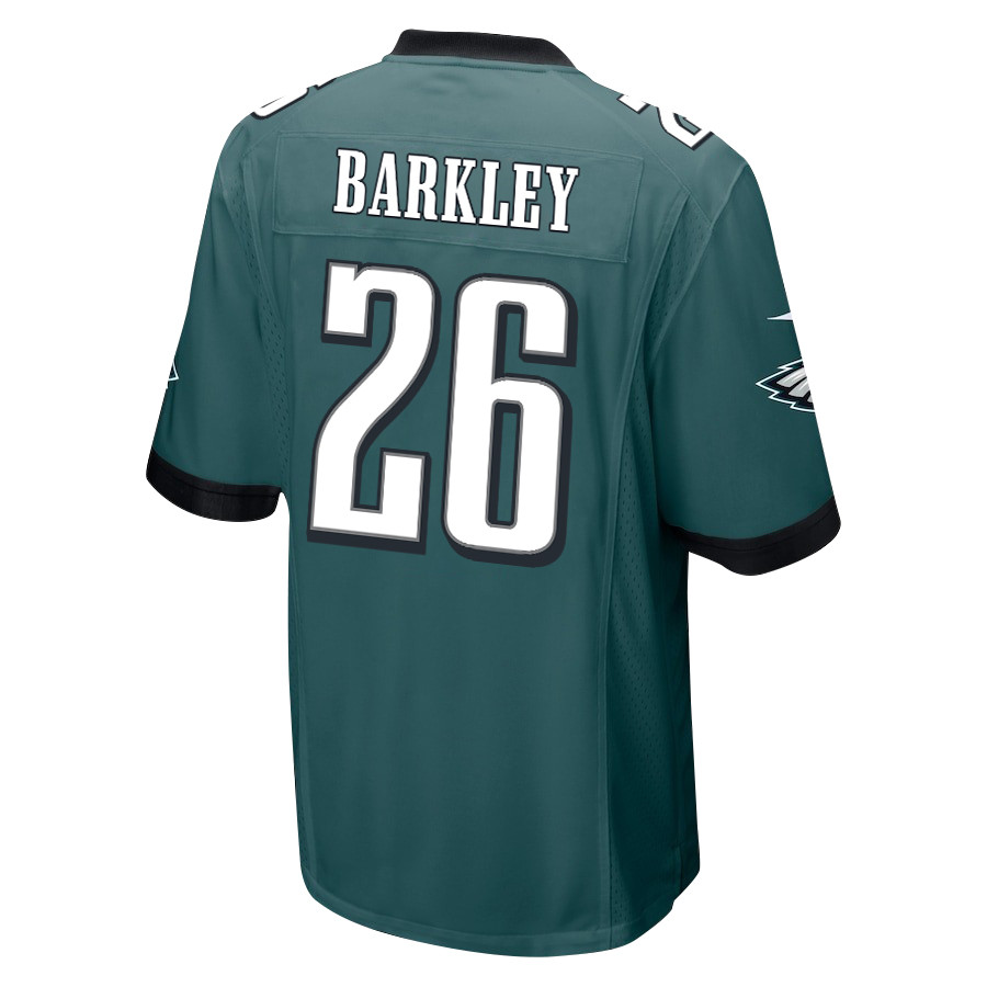 Saquon Barkley 26 Philadelphia Eagles Game Men Jersey - Midnight Green JS3675 nicesnker - Image 3
