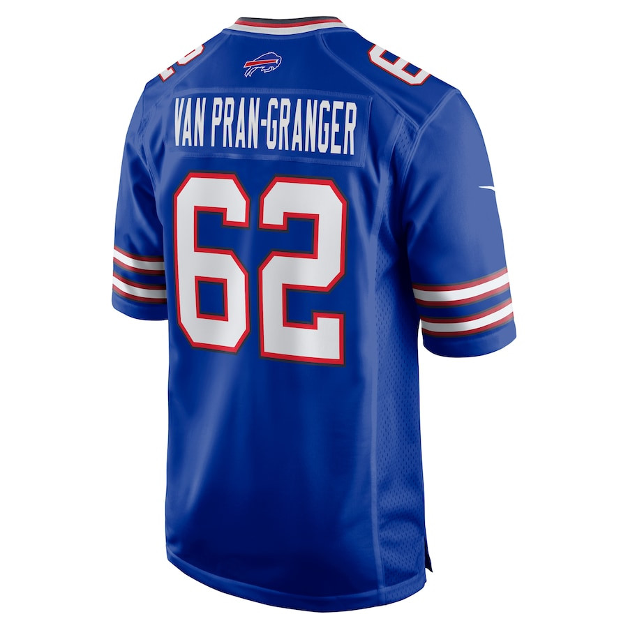 Sedrick Van Pran-Granger 62 Buffalo Bills Game Men Jersey - Royal JS7882 nicesnker - Image 3