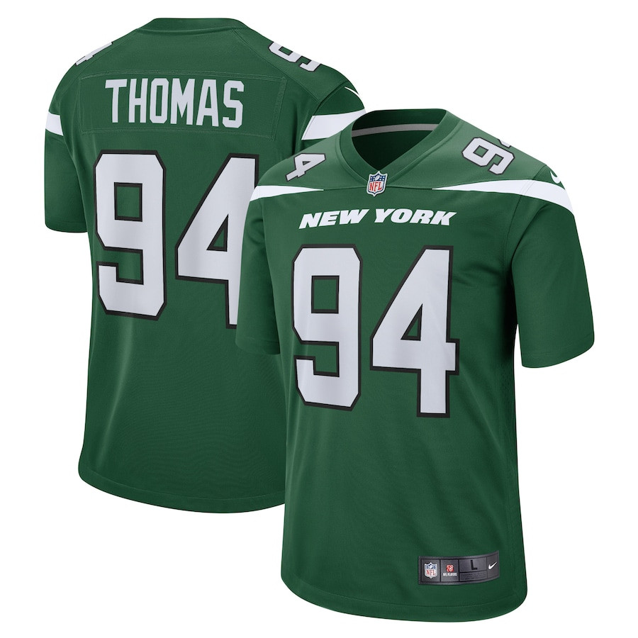 Solomon Thomas 94 New York Jets Men Game Jersey - Gotham Green JS3871 nicesnker