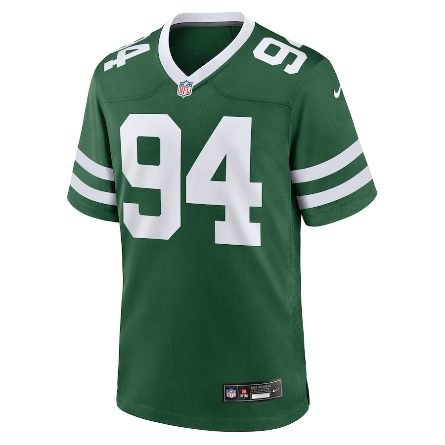 Alternative view of Solomon Thomas 94 New York Jets Team Game Men Jersey - Legacy Green JS7266 nicesnker