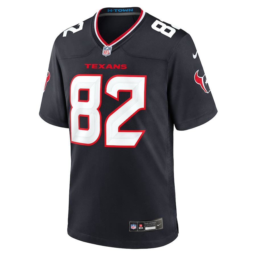 Alternative view of Steven Sims 82 Houston Texans Team Game Men Jersey - Navy JS4007 nicesnker