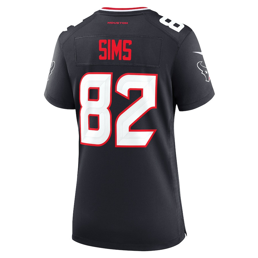 Steven Sims 82 Houston Texans Women Team Game Jersey - Navy JS5925 nicesnker - Image 3