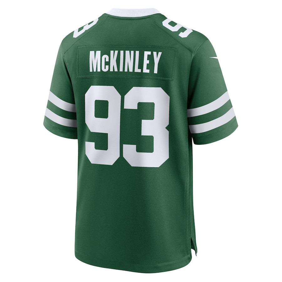 Takk McKinley 93 New York Jets Team Game Men Jersey - Legacy Green JS7779 nicesnker - Image 3