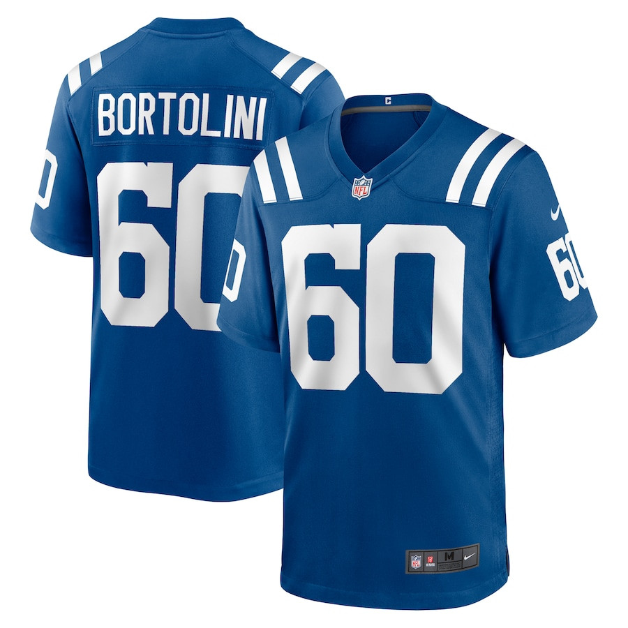Tanor Bortolini 60 Indianapolis Colts Game Men Jersey - Royal JS4828 nicesnker
