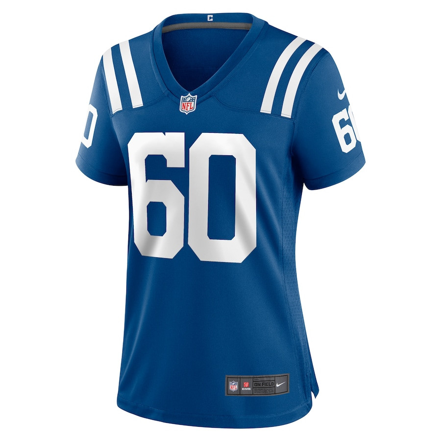 Alternative view of Tanor Bortolini 60 Indianapolis Colts Women's Game Jersey - Royal JS4412 nicesnker