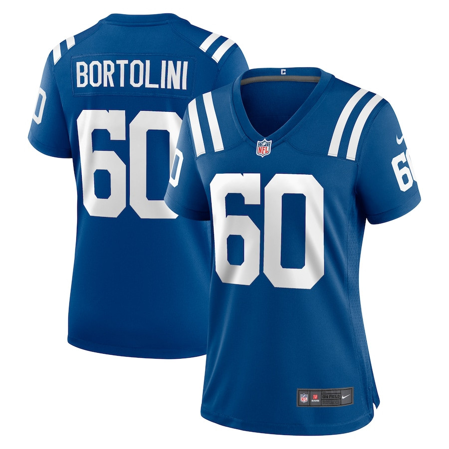 Tanor Bortolini 60 Indianapolis Colts Women's Game Jersey - Royal JS4412 nicesnker