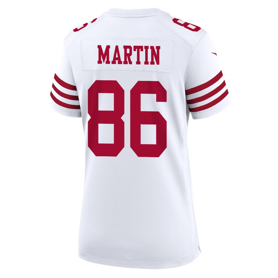 Tay Martin 86 San Francisco 49ers Super Bowl LVIII Patch Game Women Jersey - White JS9326 nicesnker - Image 3