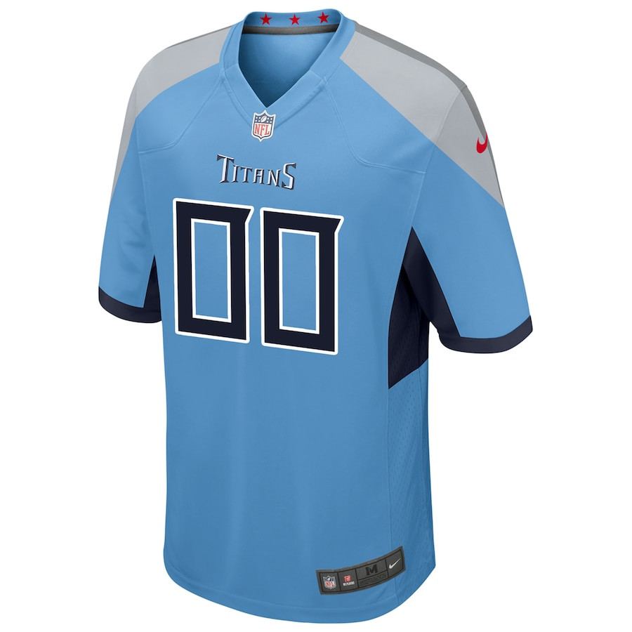 Alternative view of Tennessee Titans YOUTH Alternate Custom Game Jersey - Light Blue JS3150 nicesnker