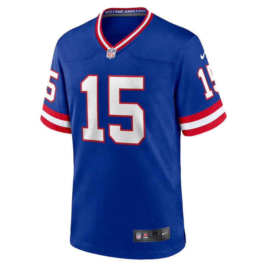 Alternative view of Tommy DeVito 15 New York Giants Alternate Game Men Jersey - Royal JS9507 nicesnker