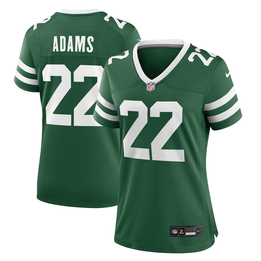 Tony Adams 22 New York Jets Women's Team Game Jersey - Legacy Green JS8748 nicesnker