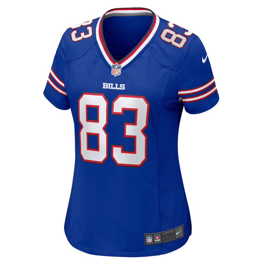 Alternative view of Tre McKitty 83 Buffalo Bills Game Women Jersey - Royal JS5595 nicesnker