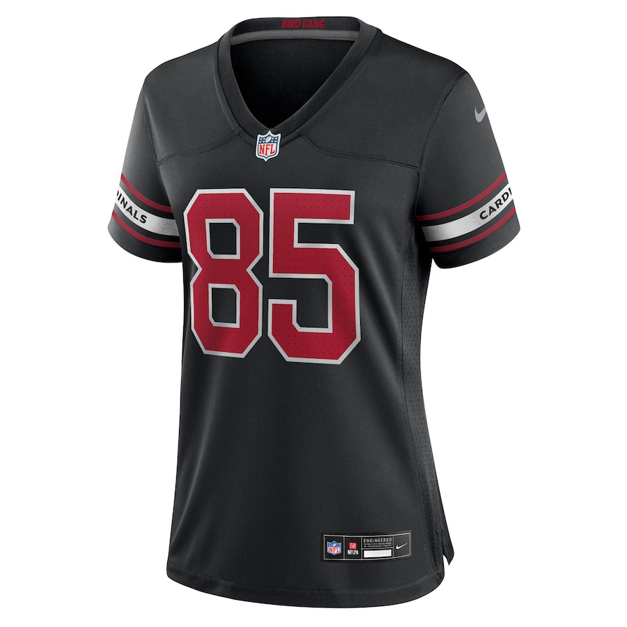 Alternative view of Trey McBride 85 Arizona Cardinals Women Alternate Game Jersey - Black JS8803 nicesnker