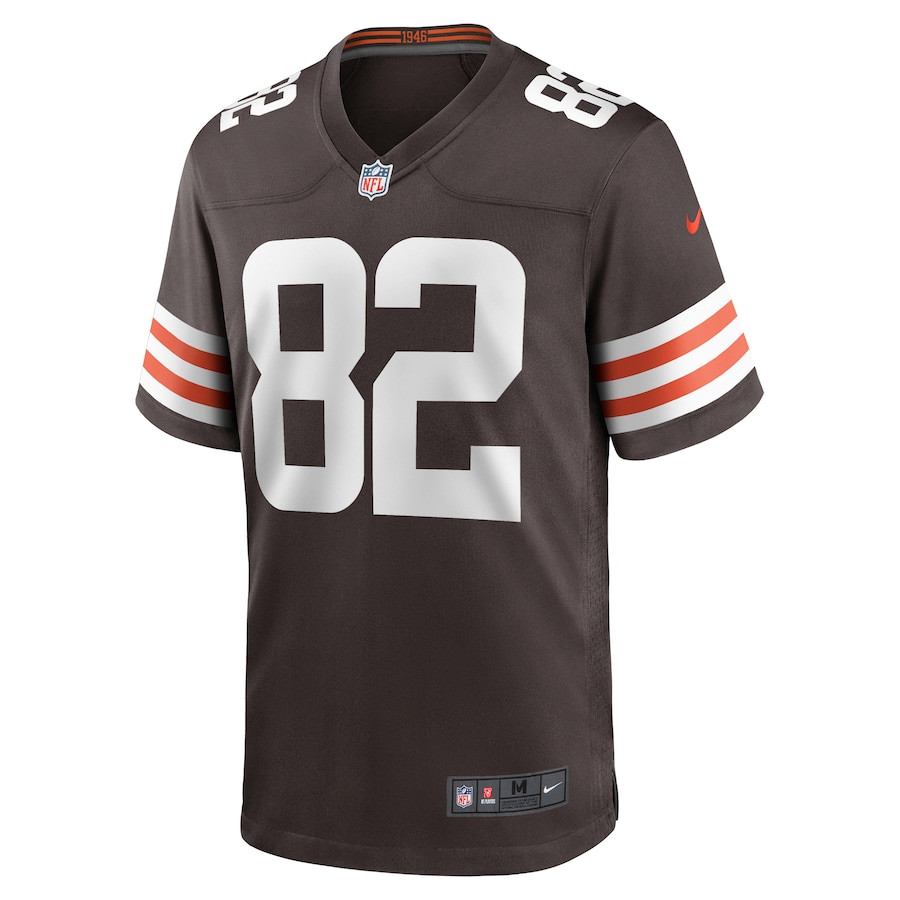 Alternative view of Trinity Benson 82 Cleveland Browns Team Game Jersey - Brown JS2513 nicesnker