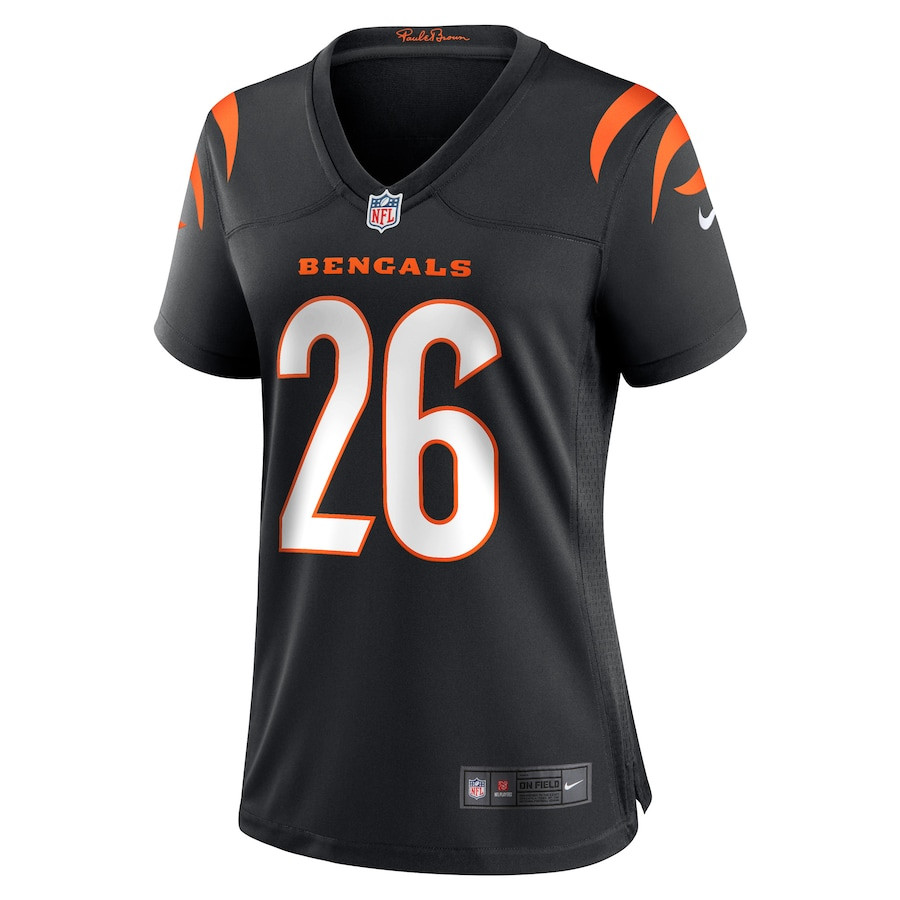 Alternative view of Tycen Anderson 26 Cincinnati Bengals Women Game Jersey - Black JS4608 nicesnker