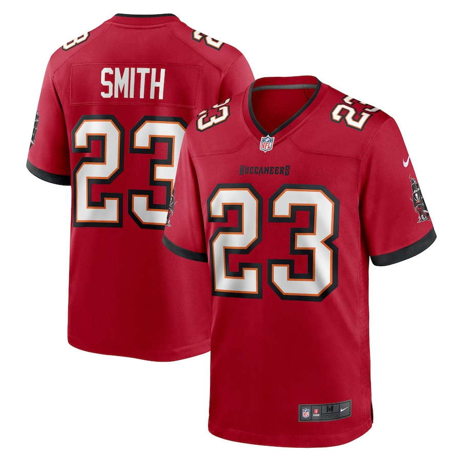 Tykee Smith 23 Tampa Bay Buccaneers Game Men Jersey - Red JS6757 nicesnker