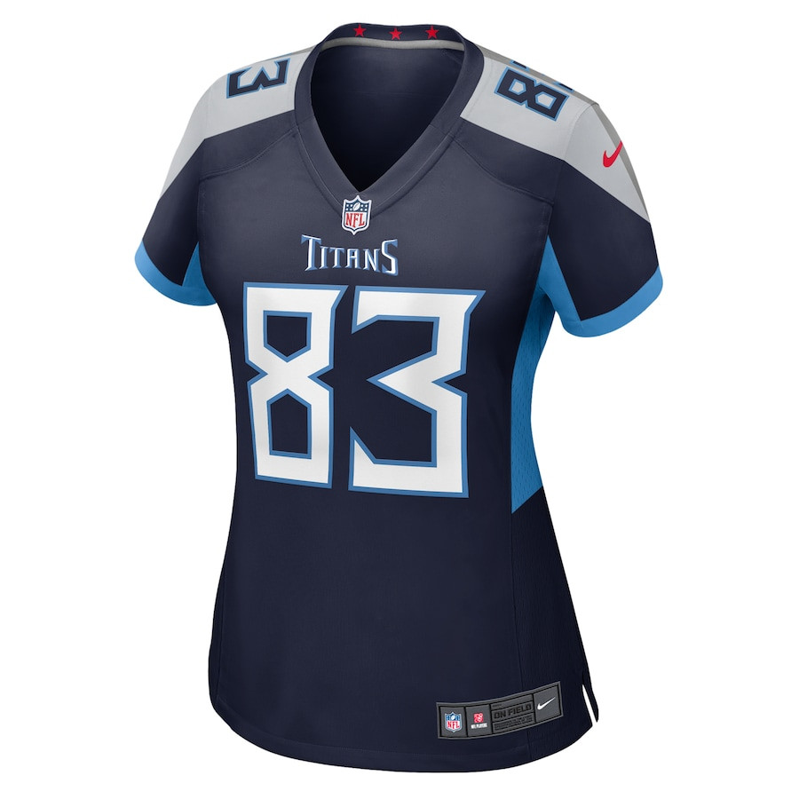 Alternative view of Tyler Boyd 83 Tennessee Titans Women's Game Jersey - Navy JS8006 nicesnker