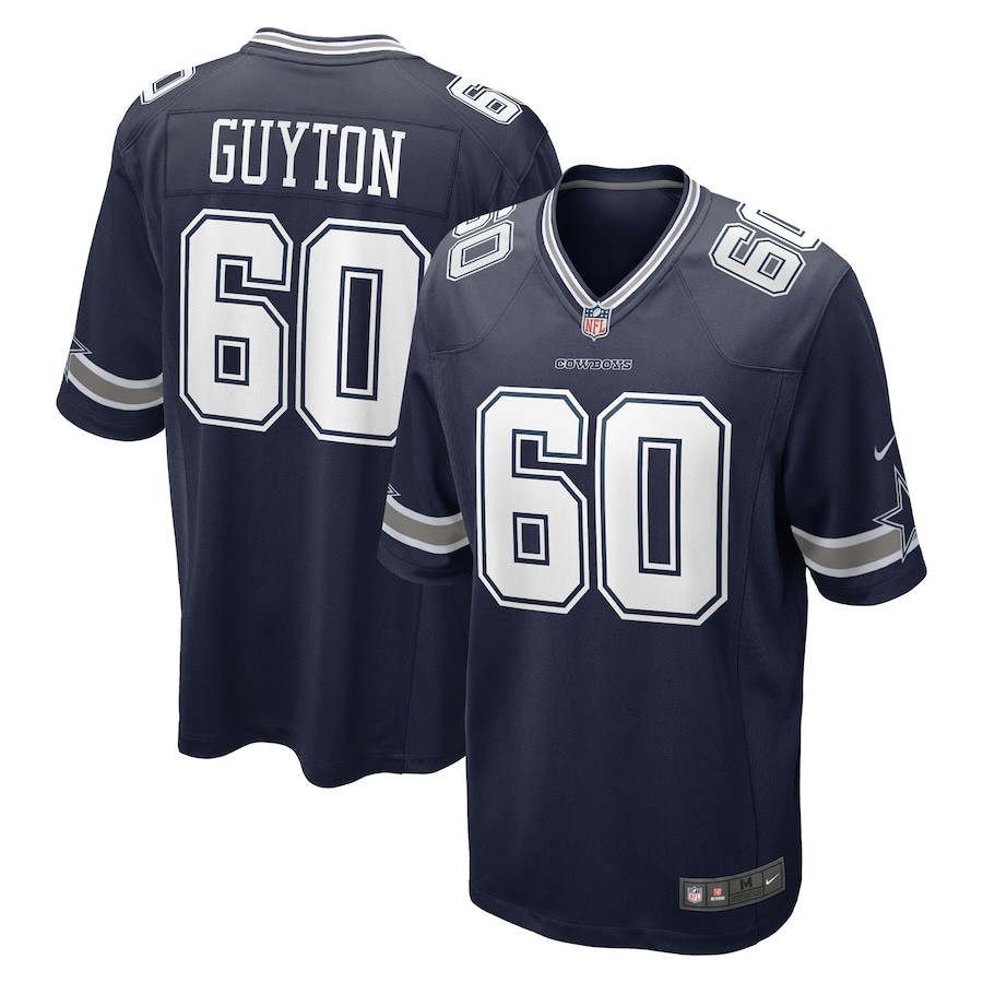 Tyler Guyton 60 Dallas Cowboys 2024 NFL Draft First Round Pick Player Game Jersey - Men JS1774 nicesnker