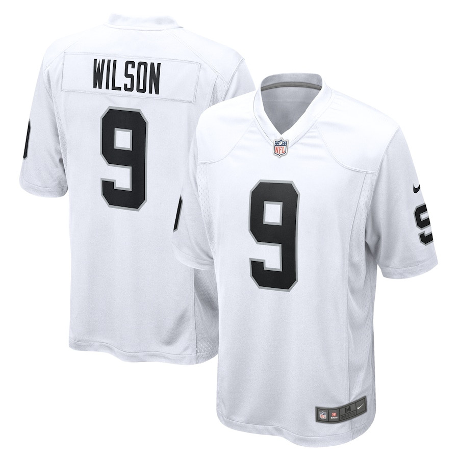 Tyree Wilson 9 Las Vegas Raiders Game Men Jersey - White JS3593 nicesnker