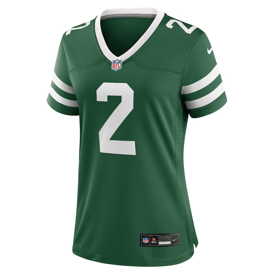 Alternative view of Tyrod Taylor 2 New York Jets Women's Team Game Jersey - Legacy Green JS3932 nicesnker