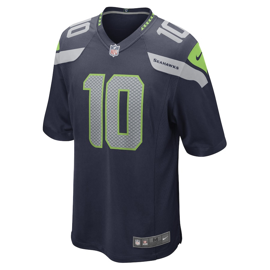 Alternative view of Uchenna Nwosu 10 Seattle Seahawks Men Game Jersey - College Navy JS9497 nicesnker