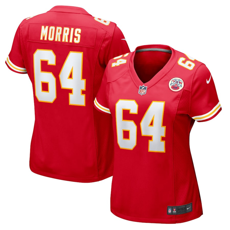 Wanya Morris 64 Kansas City Chiefs Women's Game Jersey - Red JS2344 nicesnker