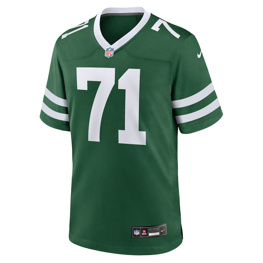 Alternative view of Wes Schweitzer 71 New York Jets Team Game Men Jersey - Legacy Green JS9165 nicesnker