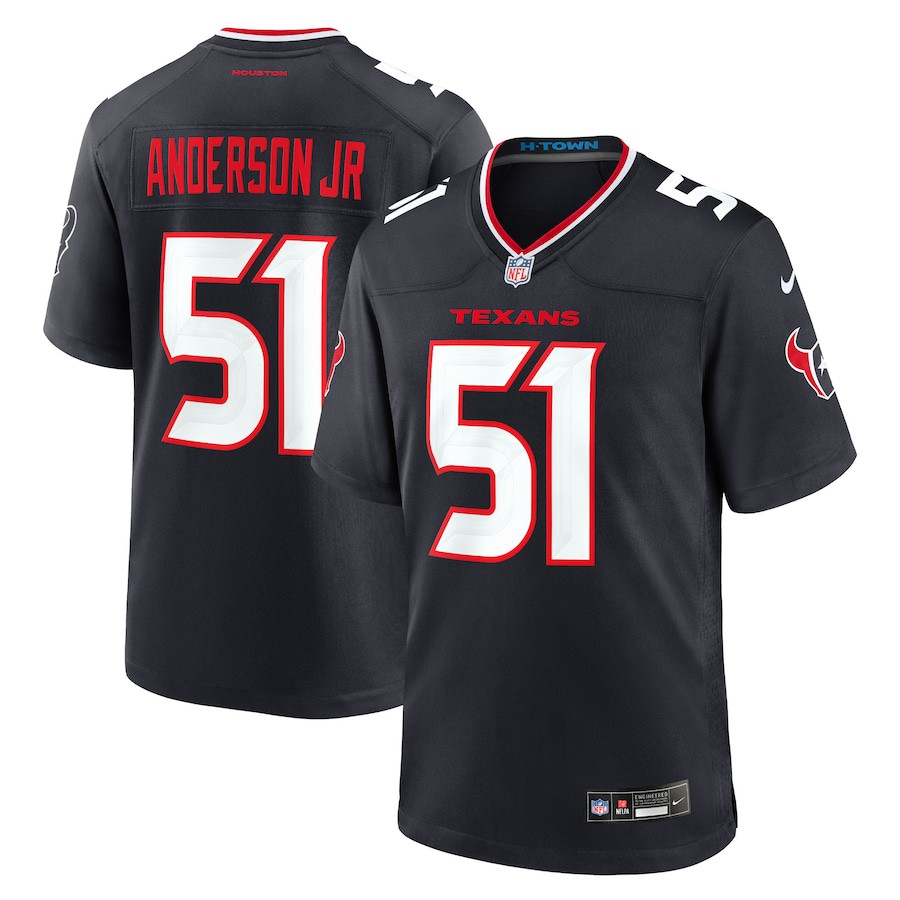 Will Anderson Jr. 51 Houston Texans Game Jersey - Men, Navy JS4446 nicesnker