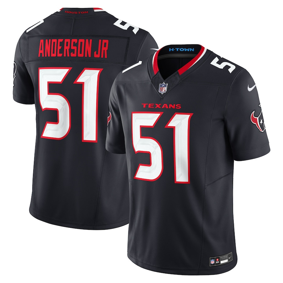 Will Anderson Jr. 51 Houston Texans Vapor F.U.S.E. Limited Jersey - Men, Navy JS2823 nicesnker