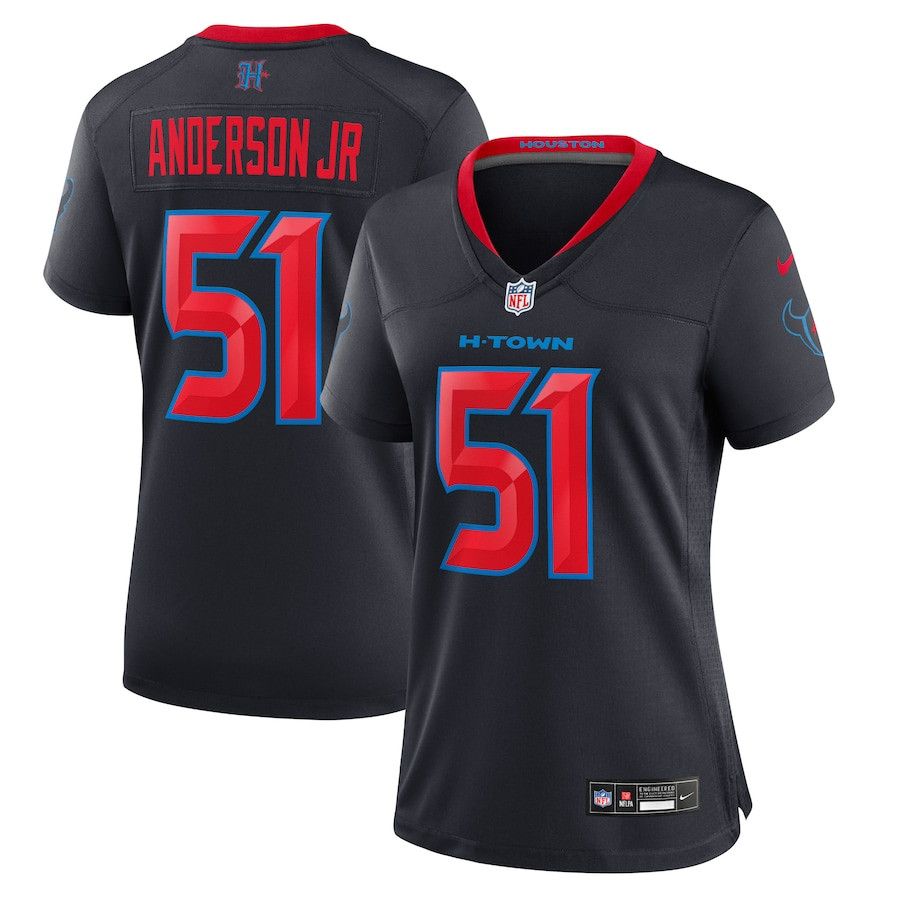 Will Anderson Jr. 51 Houston Texans Women 2nd Alternate Game Jersey - Navy JS7825 nicesnker