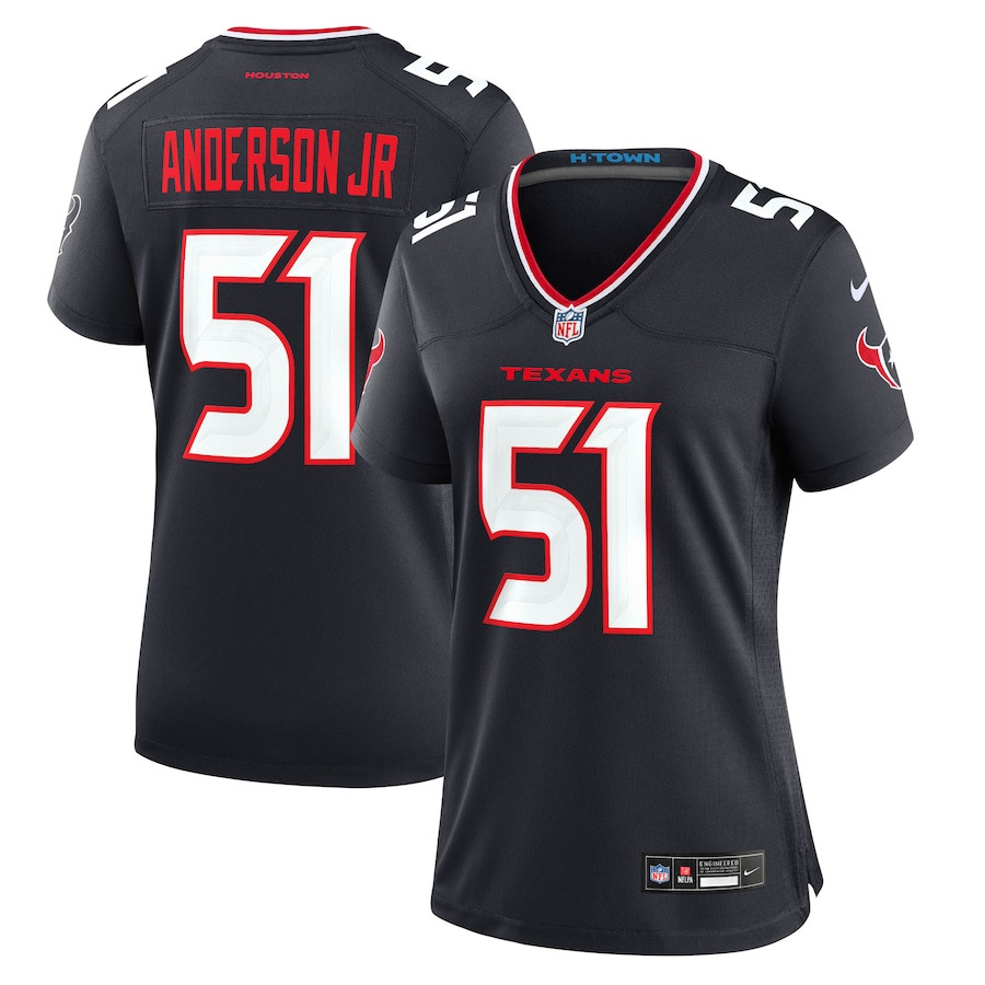 Will Anderson Jr. 51 Houston Texans Women Game Jersey - Navy JS4888 nicesnker