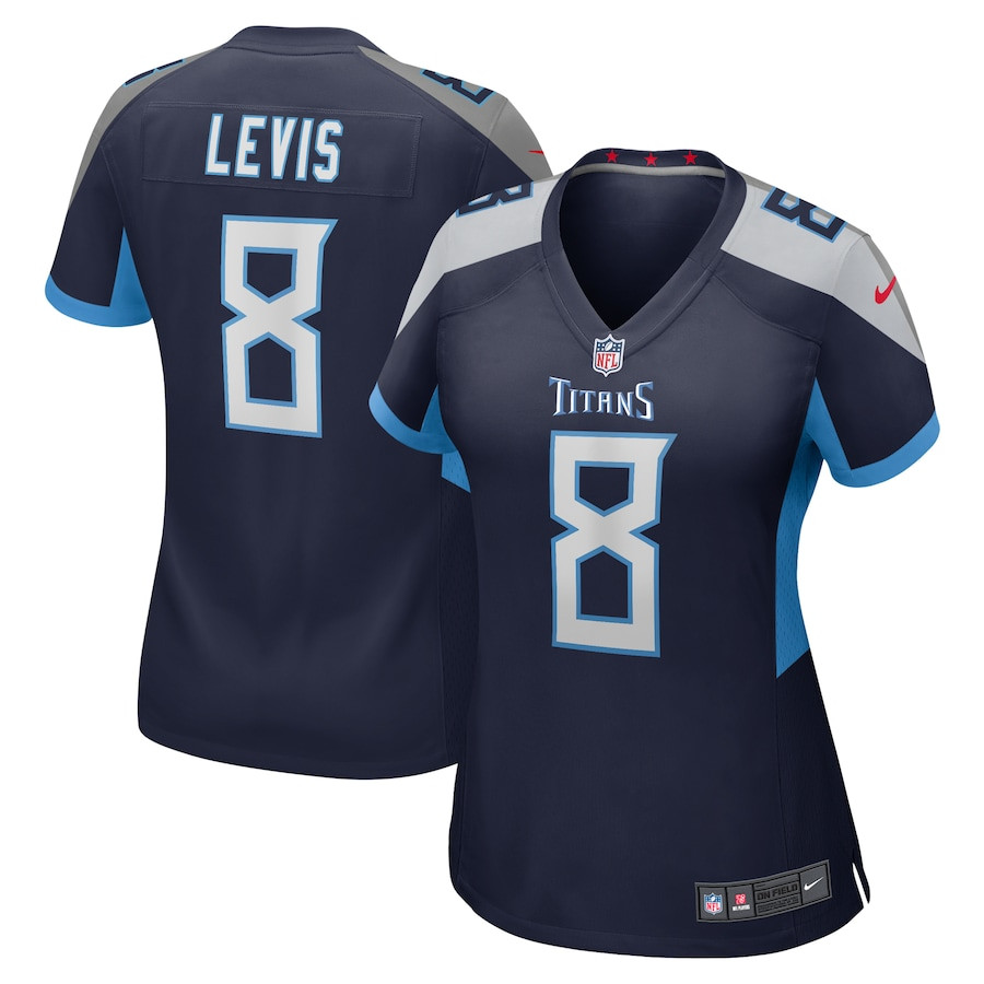 Will Levis 8 Tennessee Titans Women's Game Jersey - Navy JS7931 nicesnker