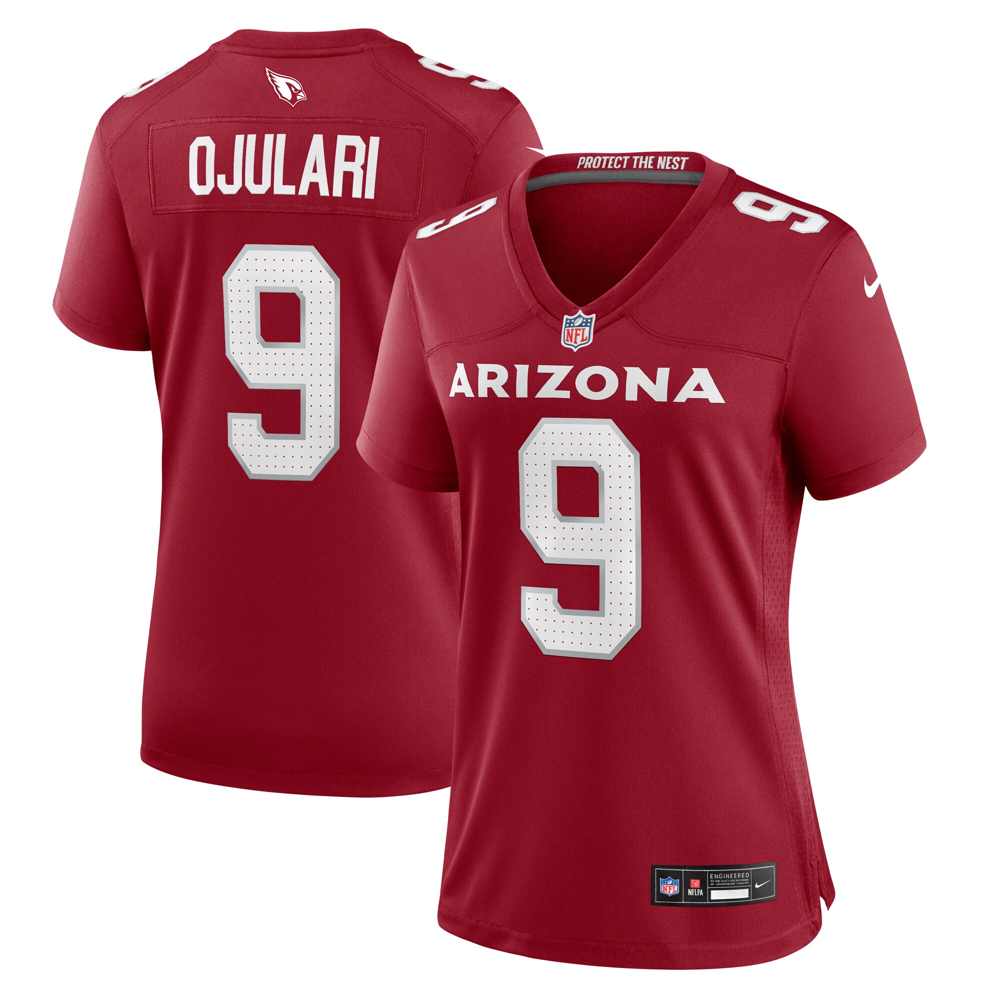 Women's Arizona Cardinals BJ Ojulari Cardinal Team Game Jersey JS7187 nicesnker
