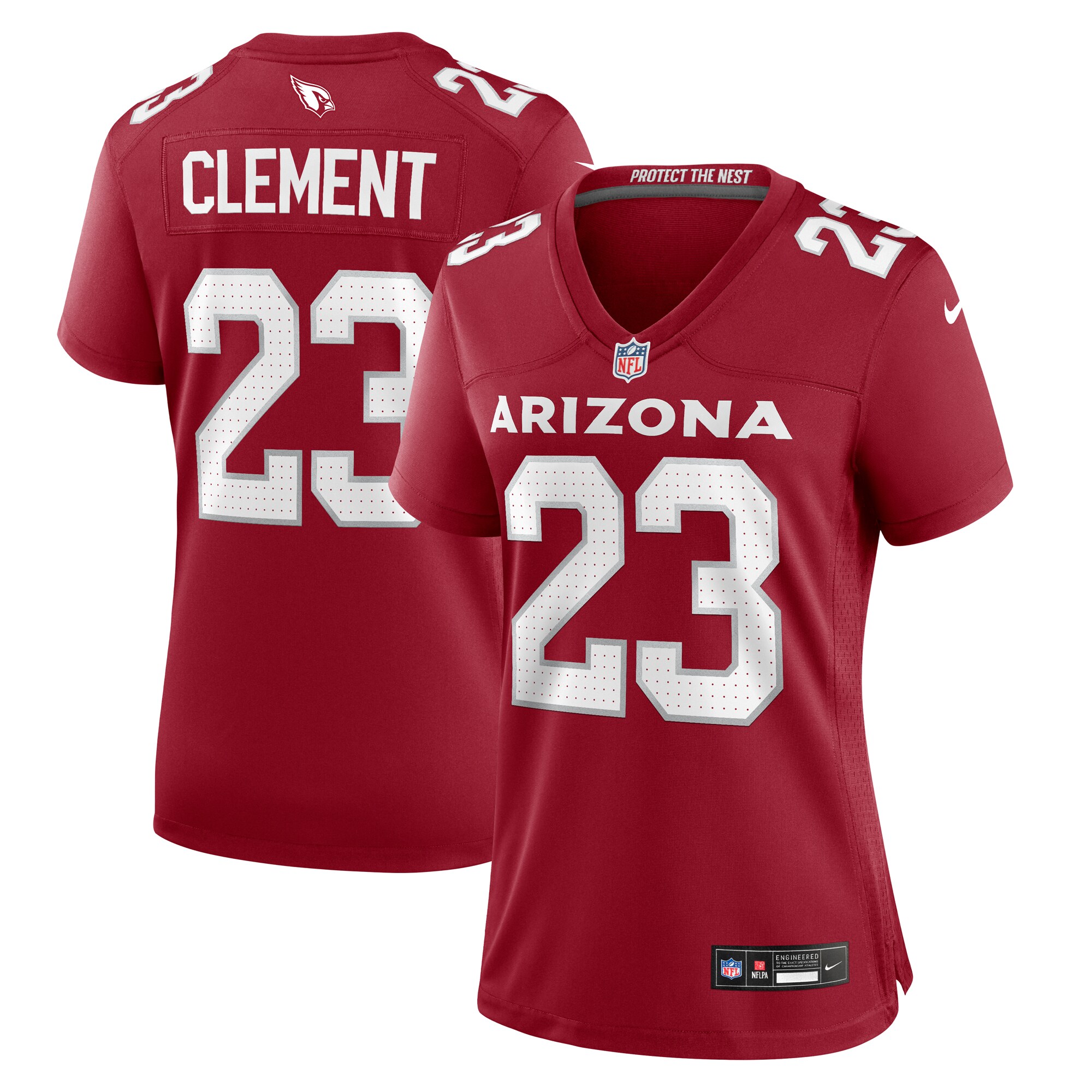 Women's Arizona Cardinals Corey Clement Cardinal Team Game Jersey JS1197 nicesnker